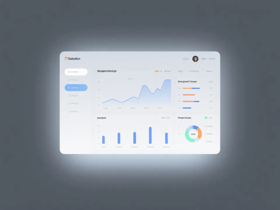 数据分析与趋势洞察插画